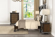 Promenade Bed Dark Brown & White - Rebatta Home Store