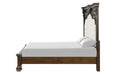 Promenade Bed Dark Brown & White - Rebatta Home Store